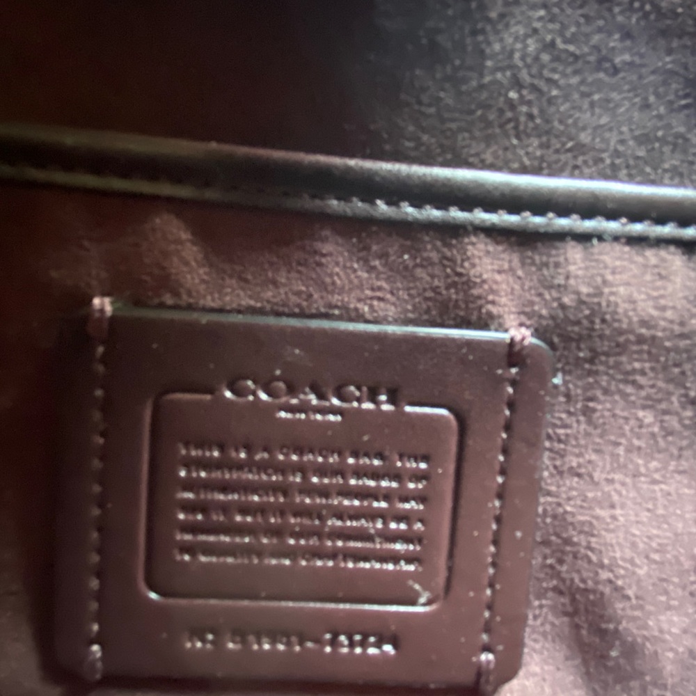 Coach tabby shoulder bag excellent condition . Midnight navy - Picture 5 of 10